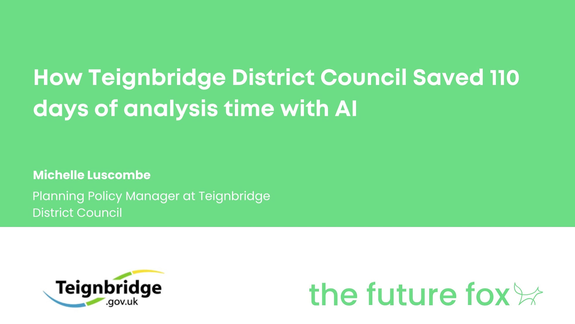 How planners are saving time with AI - Summary of benefits